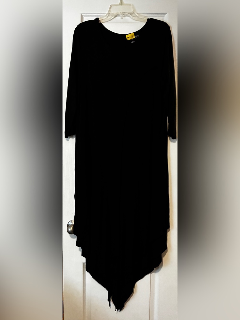Soft Surroundings Black Long-Sleeve Women's Dress